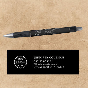 Bolígrafo Sitio Web sobre logotipos promocionales para marca