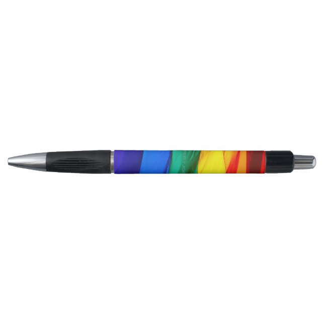 Bolígrafo SlipperyJoe's artistic Wave Gay Pride Flag gifts L (Anverso)