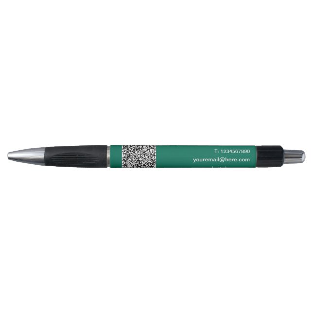 Bolígrafo Su pluma promocional de QR Code Info Text Business (Anverso)