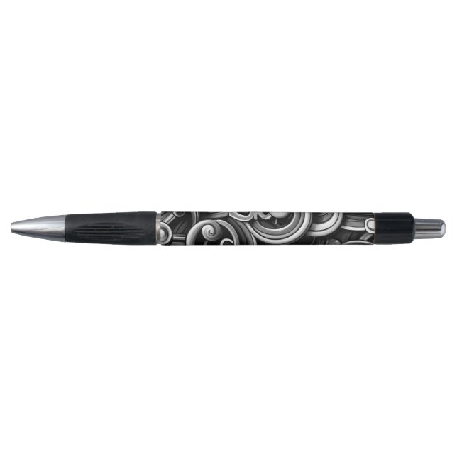 Bolígrafo Swirls de Silver Energy (Anverso)