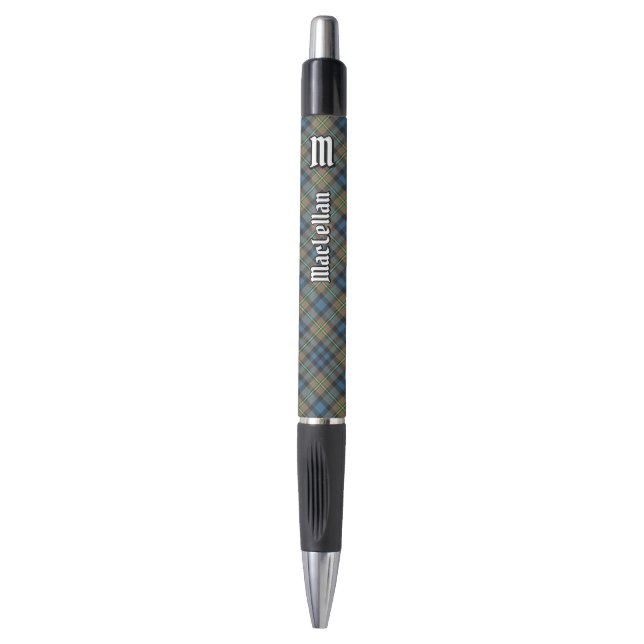 Bolígrafo Tartan Antiguo del Clan MacLellan (Frente vertical)