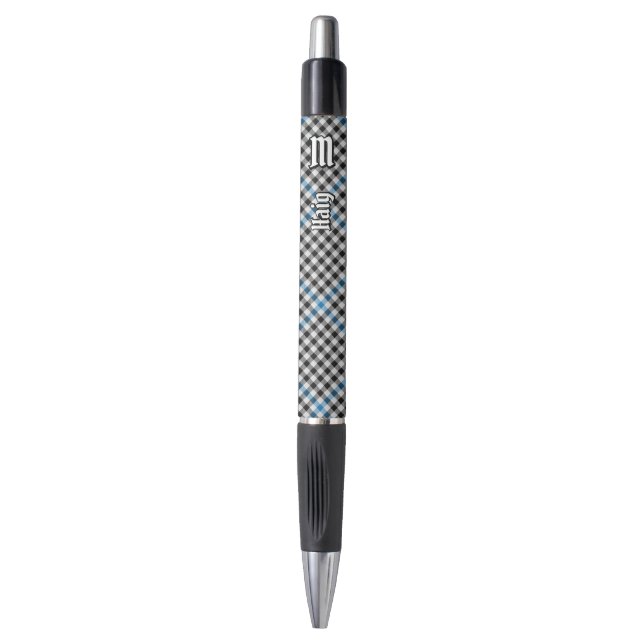 Bolígrafo Tartan de cuadros Clan Haig (Frente vertical)
