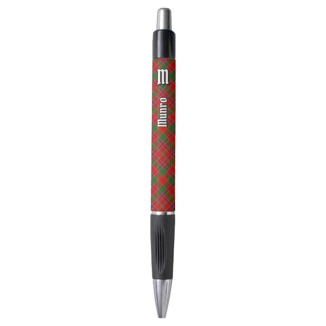 Bolígrafo Tartan del Clan Munro (Frente vertical)