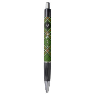 Bolígrafo Tartán verde, negro, rojo y blanco
