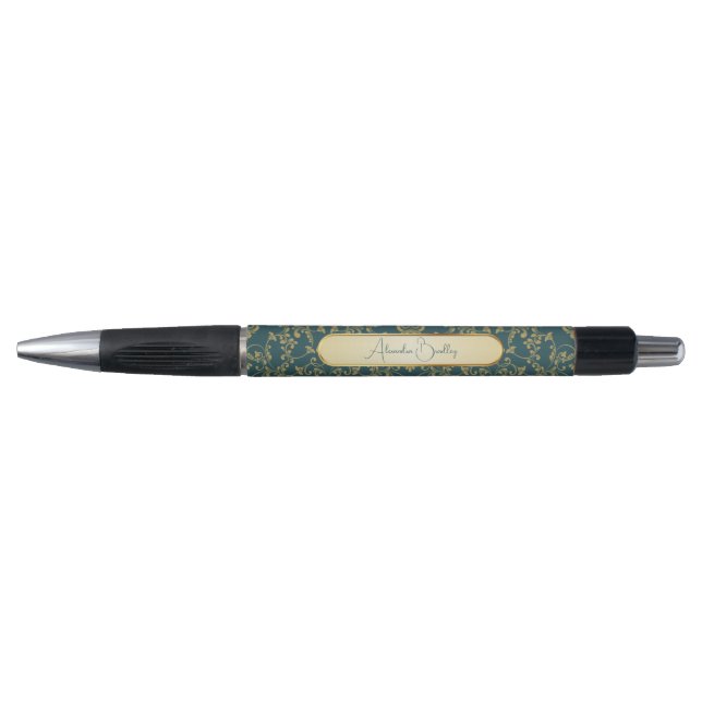 Bolígrafo Teal Gold Prayer Journal Accessory with Name (Anverso)