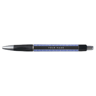 Bolígrafo Tecla De Meander Griega H Azul, Su Nombre, Persona