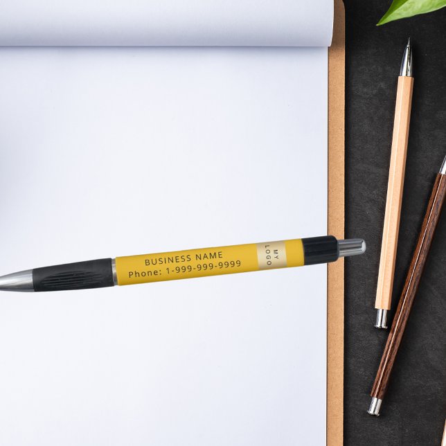 Bolígrafo Teléfono con el logotipo de la empresa de negocios (Subido por el creador)