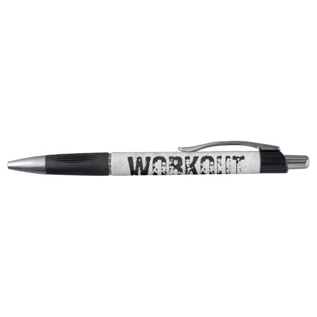 Bolígrafo Texto escrito y raspado Workout 247365 rústico (Parte superior)