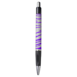 Bolígrafo Tigre de plata tiras Purple