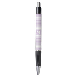 Bolígrafo Tiras moradas monogramo