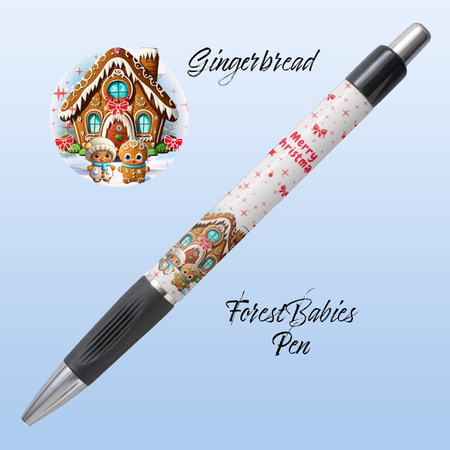 Bolígrafo Xmas única Casa de Gingerbread, hombre, Chica, bla (Subido por el creador)
