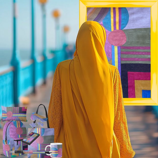 Bolígrafo "Yellow Pathway" (Get the full “Yellow Pathway” collection at: https://bit.ly/SmartArtIIZazzle. )