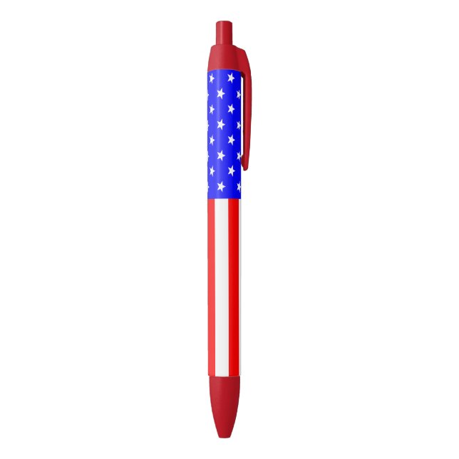 Bolígrafos Bandera Americana (Parte inferior (Vertical))