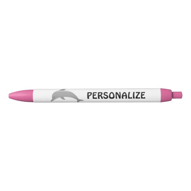 Bolígrafos con logotipo de delfín personalizado (Anverso)