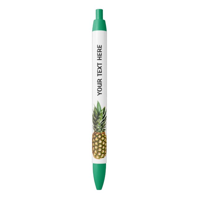 Bolígrafos de impresión de piña personalizados con (Frente vertical)