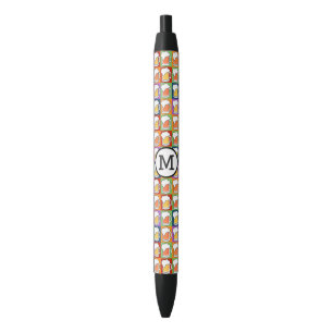 Bolígrafos monogramo de personalizado de arte pop