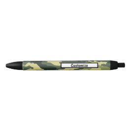 Bolígrafos Personalizados - Camuflaje Verde