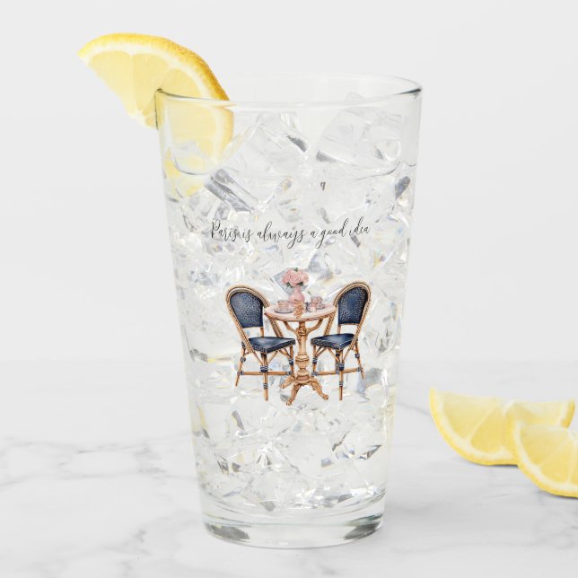 Bolitas de pan Pink Blue Paris Table (Anverso (hielo))