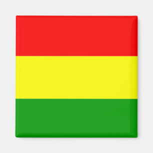 Bolivia: Imán de refrigerador de la bandera de Bo