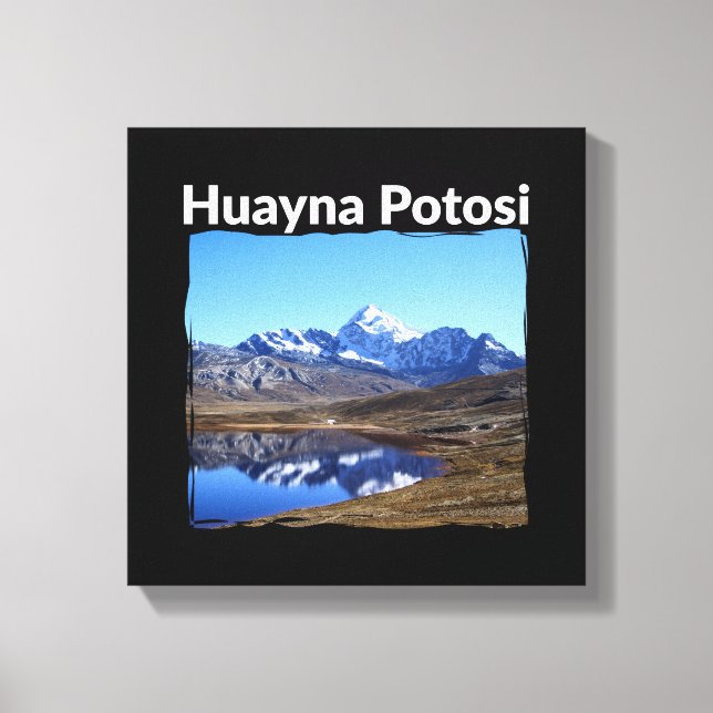 Bolivia Montaña Huayna Potosi - Arte de los Andes (Anverso)