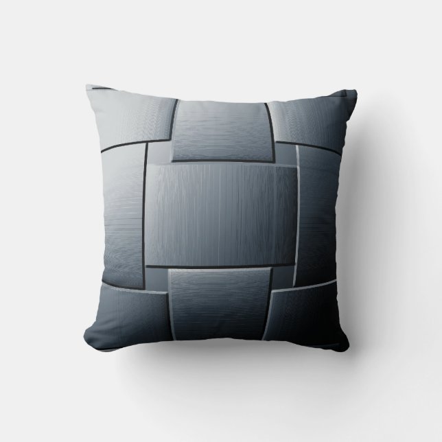 "Bolla de acero" personalizado lanzar almohada (Anverso)