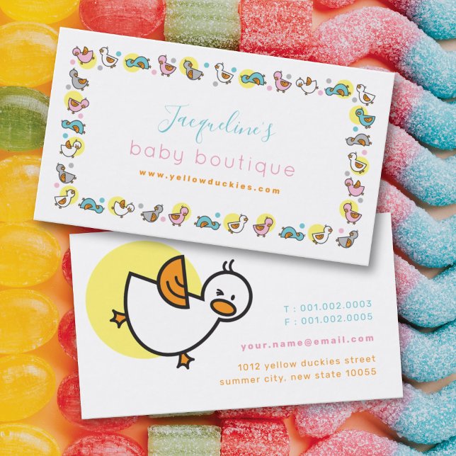 Bollería Jugadora Duckies & Cute Dots Tarjeta de N (Subido por el creador)