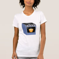 Bollo en la camiseta del horno