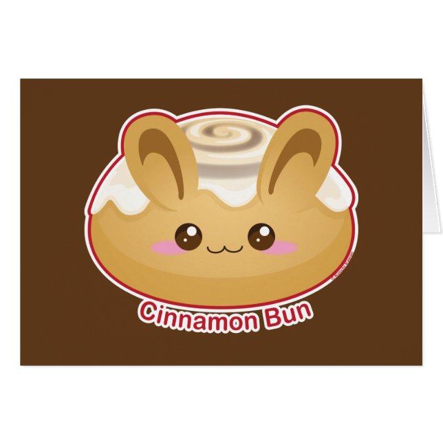 Bollos de Punny: Conejito lindo del canela (Anverso (Horizontal))