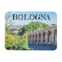 Bolonia Portico di San Luca imán de frigorífico