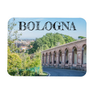 Bolonia Portico di San Luca imán de refrigerador