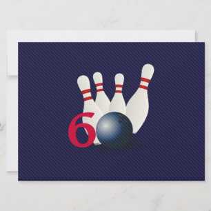 Bolos, Invitación de cumpleaños número 60.