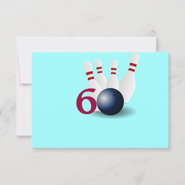 Bolos, Invitación de cumpleaños número 60. (Anverso)