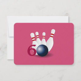 Bolos, Invitación de cumpleaños número 60.