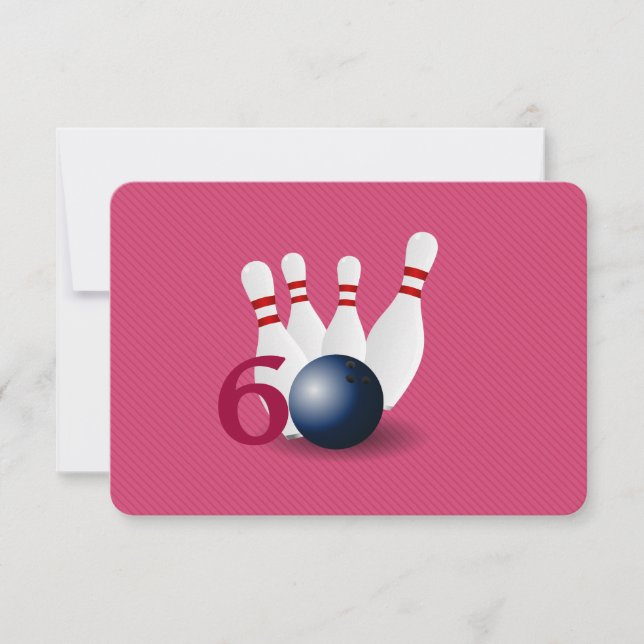 Bolos, Invitación de cumpleaños número 60. (Anverso)