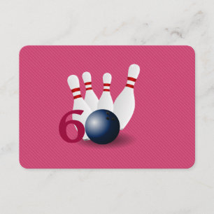 Bolos, Invitación de cumpleaños número 60.