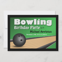 Bolos - Invitaciones a la fiesta de cumpleaños ver