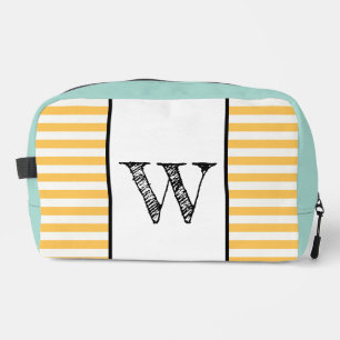 Bolsa a rayas personalizada con el guarnecido Aqua