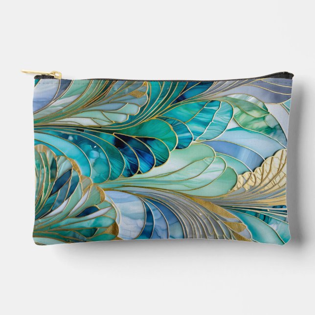 Bolsa accesoria de Art Deco colorida (Anverso)