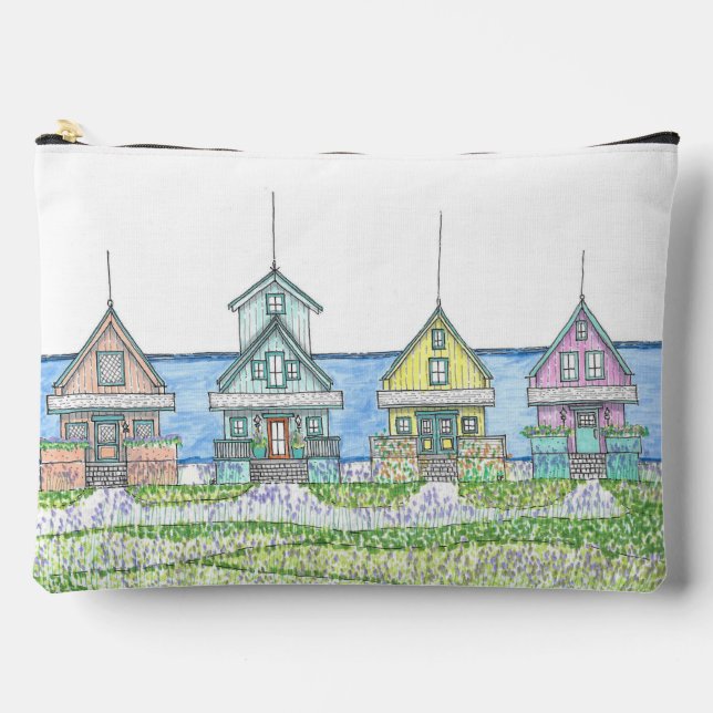 Bolsa accesoria de Beach Shack Cyan (Anverso)