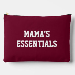 Bolsa accesoria de burdeos de la mamá roja esencia