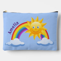 Bolsa accesoria de diseño Sunshine and Rainbow