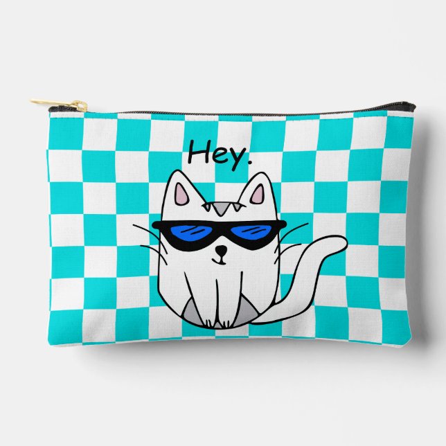 Bolsa accesoria de Funda de lápiz para gato Kawaii (Anverso)