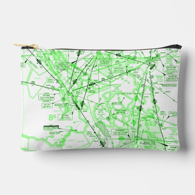 Bolsa accesoria de gráfico de aviación (Anverso)