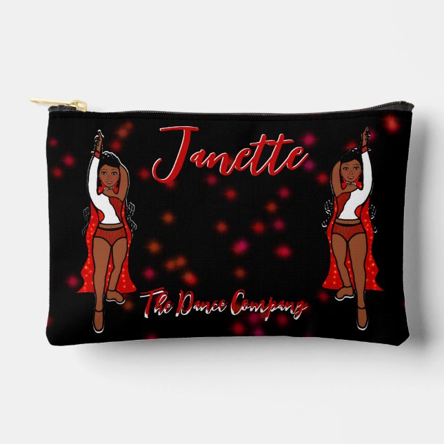 Bolsa accesoria de la chispa roja del bailarín/mal (Anverso)