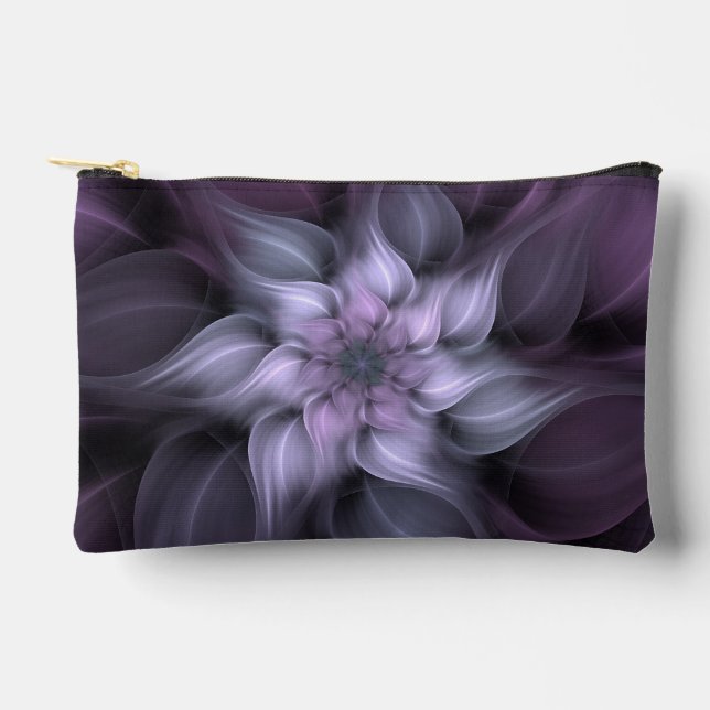 Bolsa accesoria de la flor violeta (Anverso)