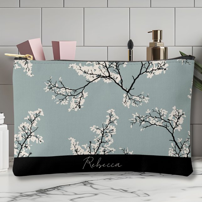 Bolsa accesoria de maquillaje floral (Subido por el creador)