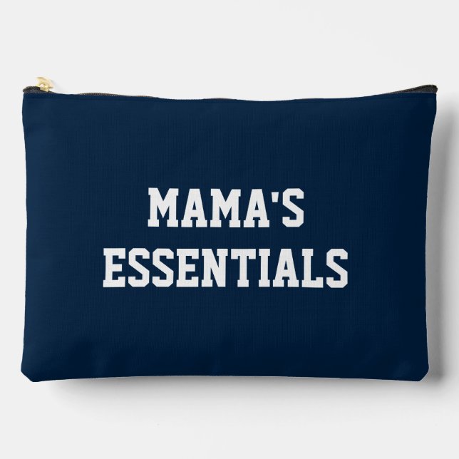 Bolsa accesoria de Marina Blue Mama Esencial (Anverso)