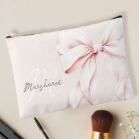 Bolsa accesoria de monograma rosa mínimo