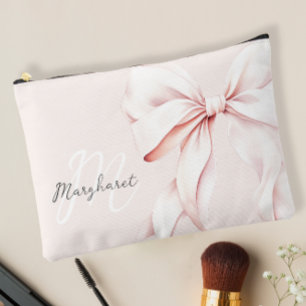 Bolsa accesoria de monograma rosa mínimo
