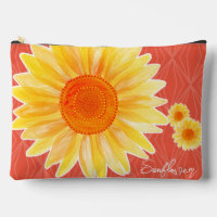 Bolsa accesoria de Naranja de girasol